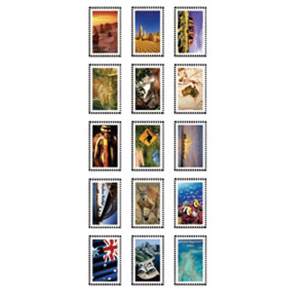 Scrapbook Customs Australia Stamps Sticker