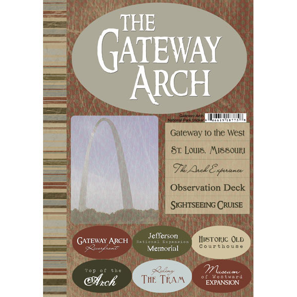 Scrapbook Customs | Gateway Arch Sticker
