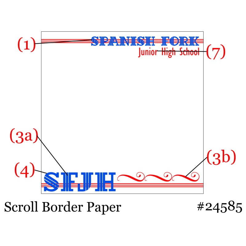 Scroll II Border Papers