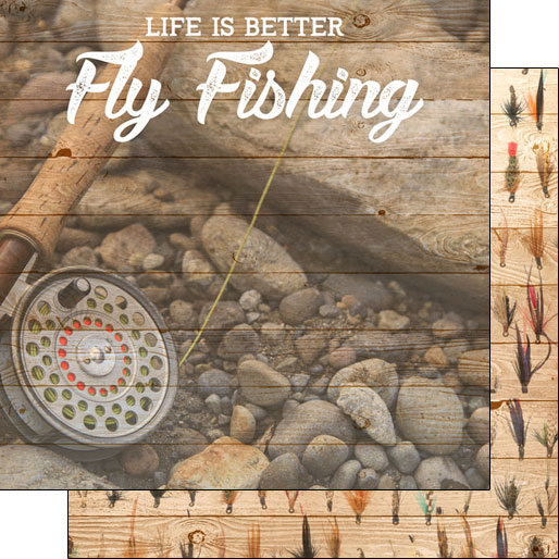 Fishing Trip Scrapbooking Laser Cut Titlewith Boat