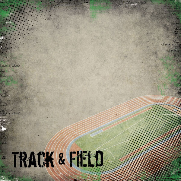 Digital Scrapbook Kit - Track & Field