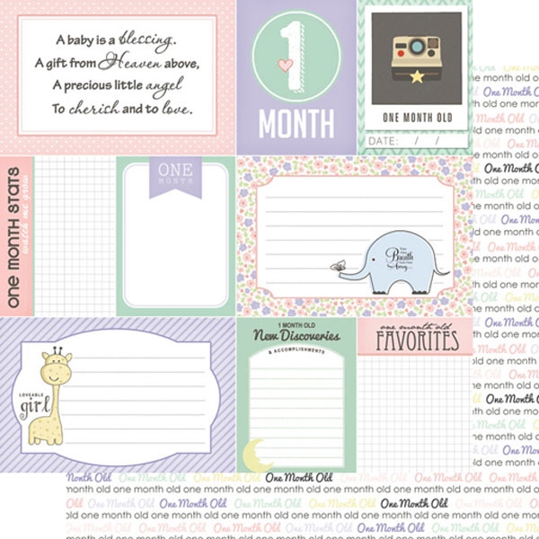 It's A Girl  Baby girl scrapbook, Baby scrapbook pages, Baby boy