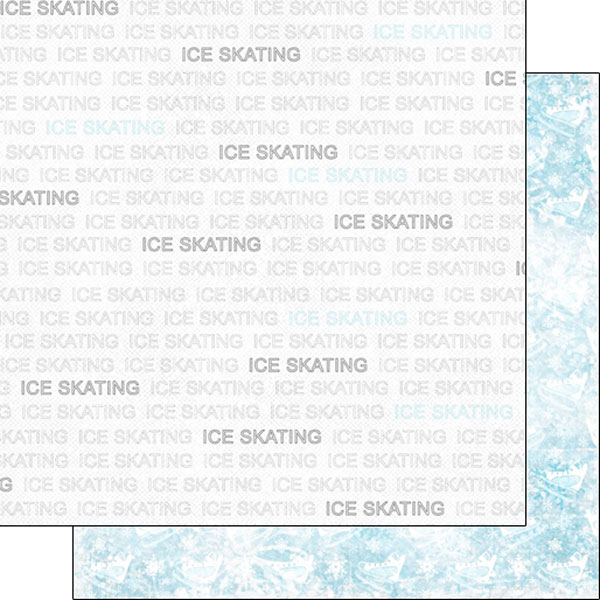 Scrapbook Customs  Theme Sports Ice Skating