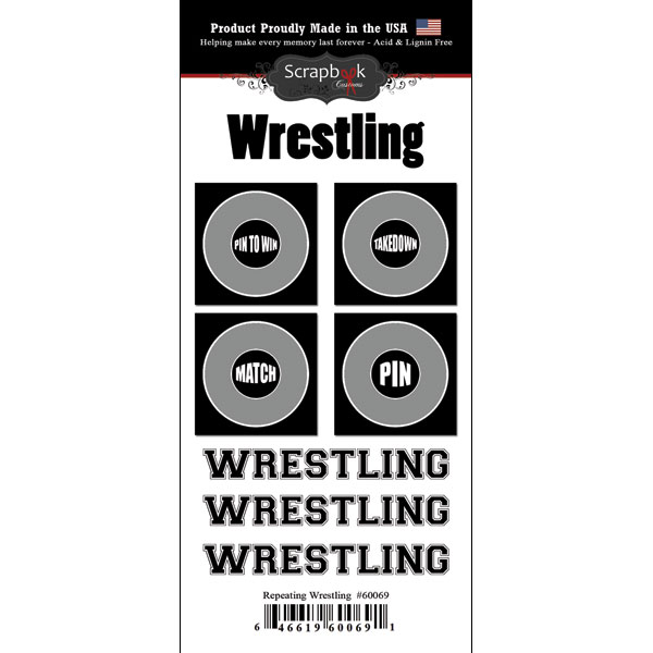 Stamping Station - Wrestling Sticker Cut-Outs [60473] - $2.80