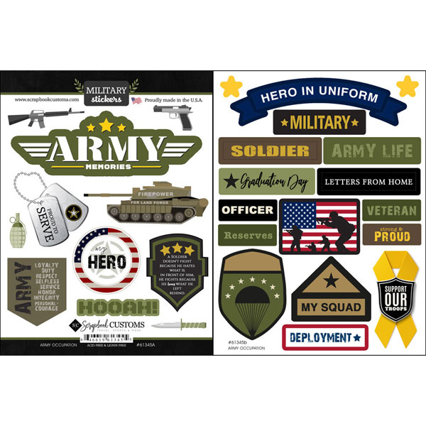 Army Occupation Sticker