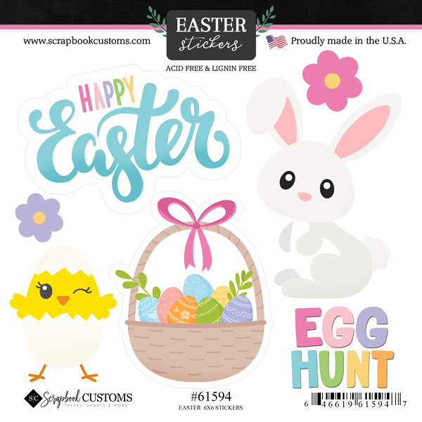 Custom Sticker Book for Easter with Photos